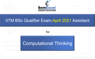 Computational thinking Assistant – IITM BSc, April-August 2021 Batch