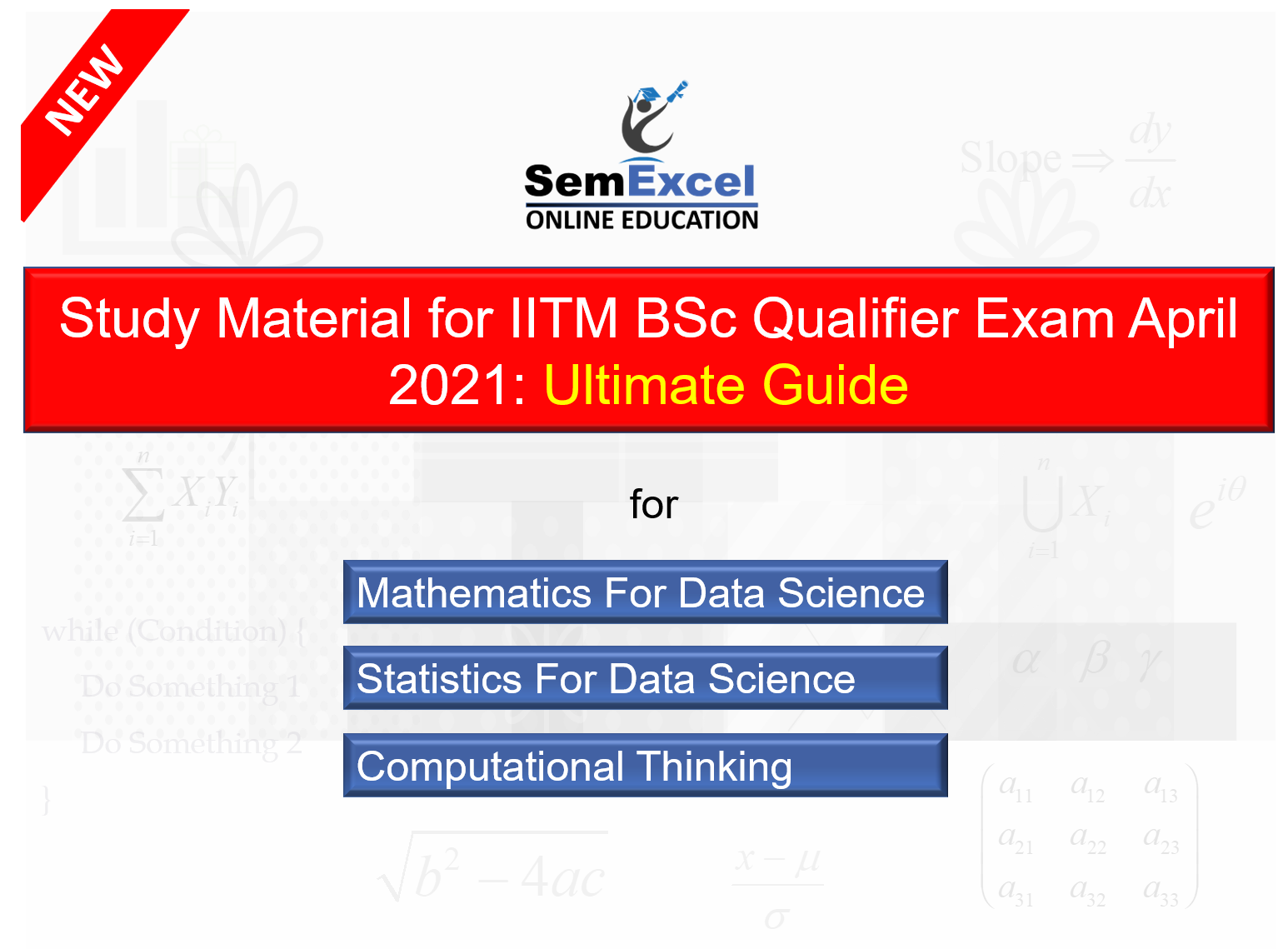 IITM qualifier Exam Study Materials SemExcel
